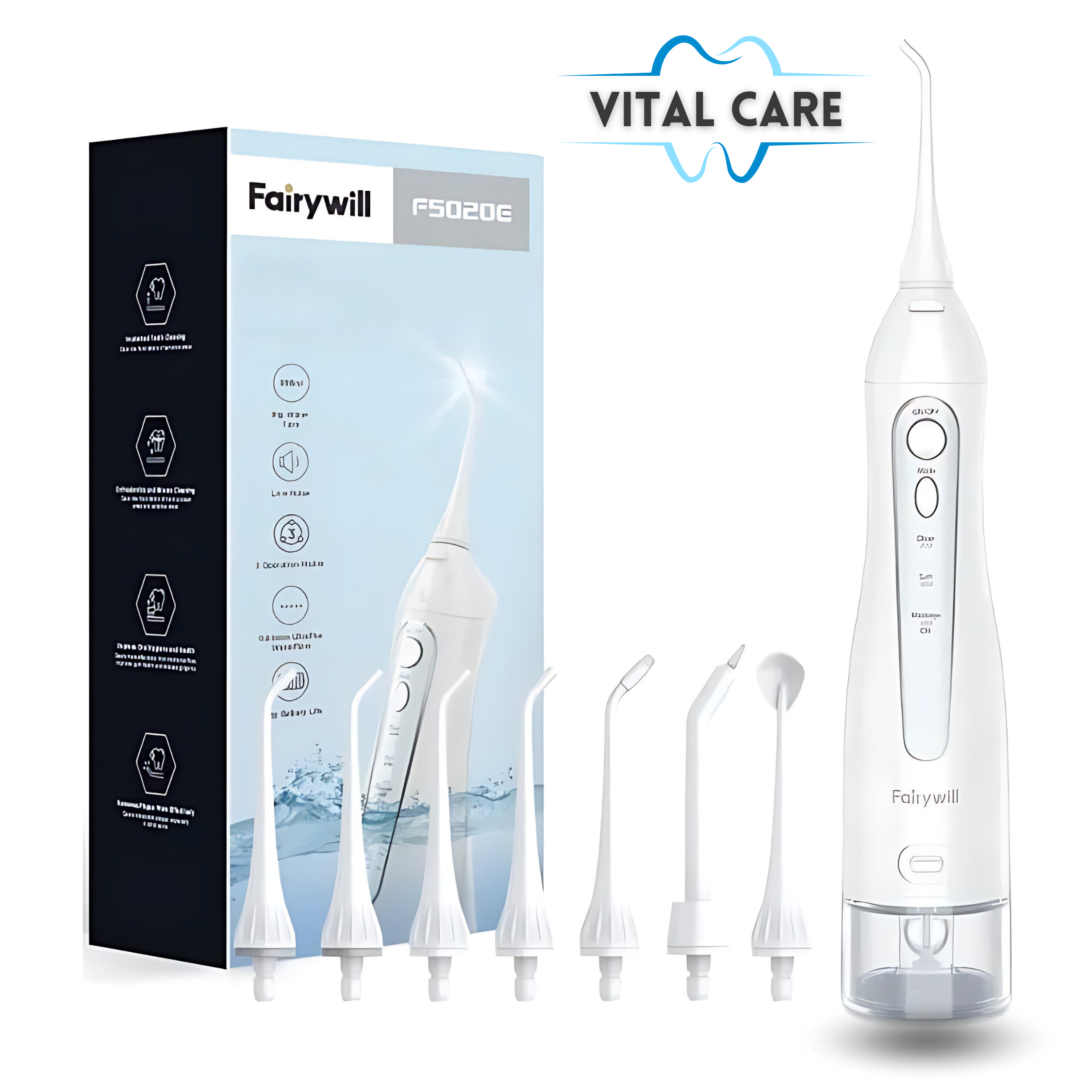 VITAL CARE | Hydropulseur : blanchiment et nettoyage efficaces