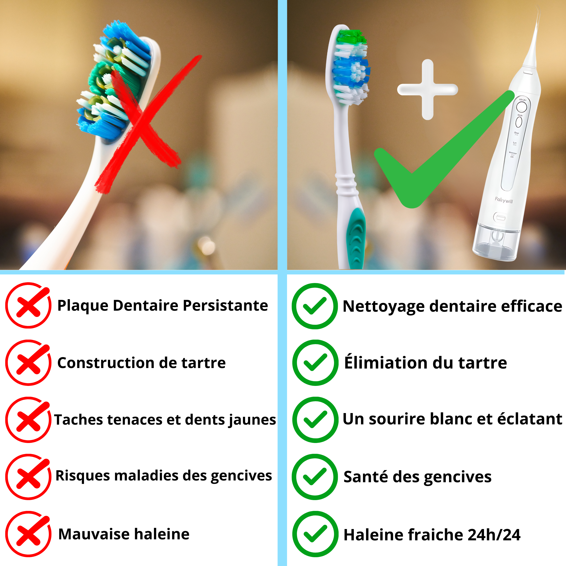 VITAL CARE | Hydropulseur : blanchiment et nettoyage efficaces